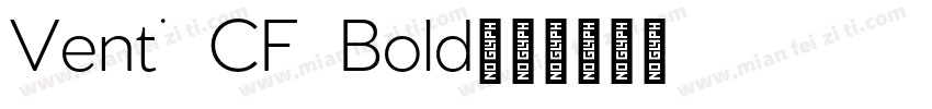 Venti CF Bold字体转换